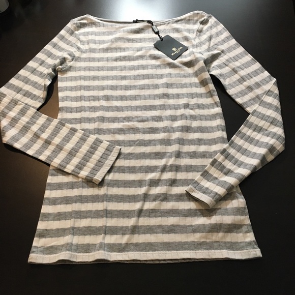 NWT Massimo Dutti Striped Long Sleeve Size XS - Picture 2 of 8